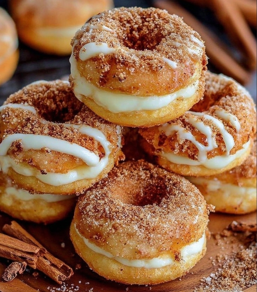 Best Recipe for Cinnamon Kissed Cheesecake Donut Cookies