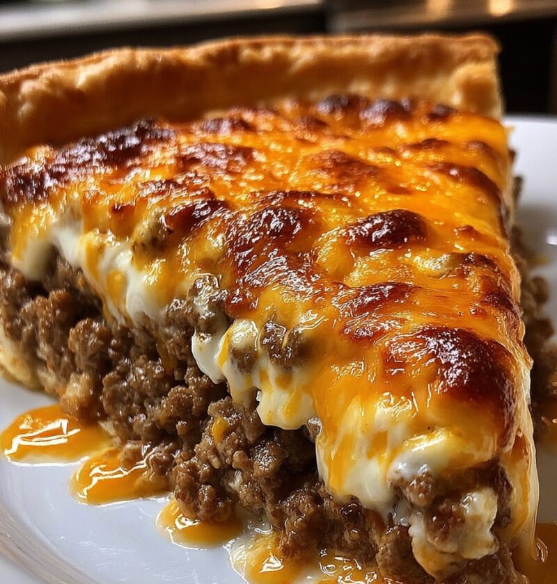 “Southern Style Cheeseburger Pie