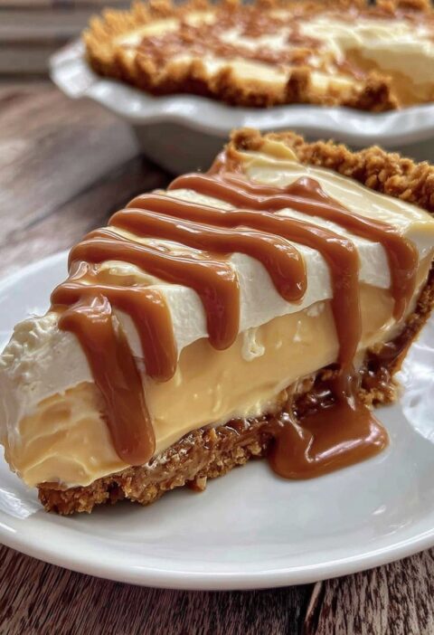 Creamy Caramel Custard Pie