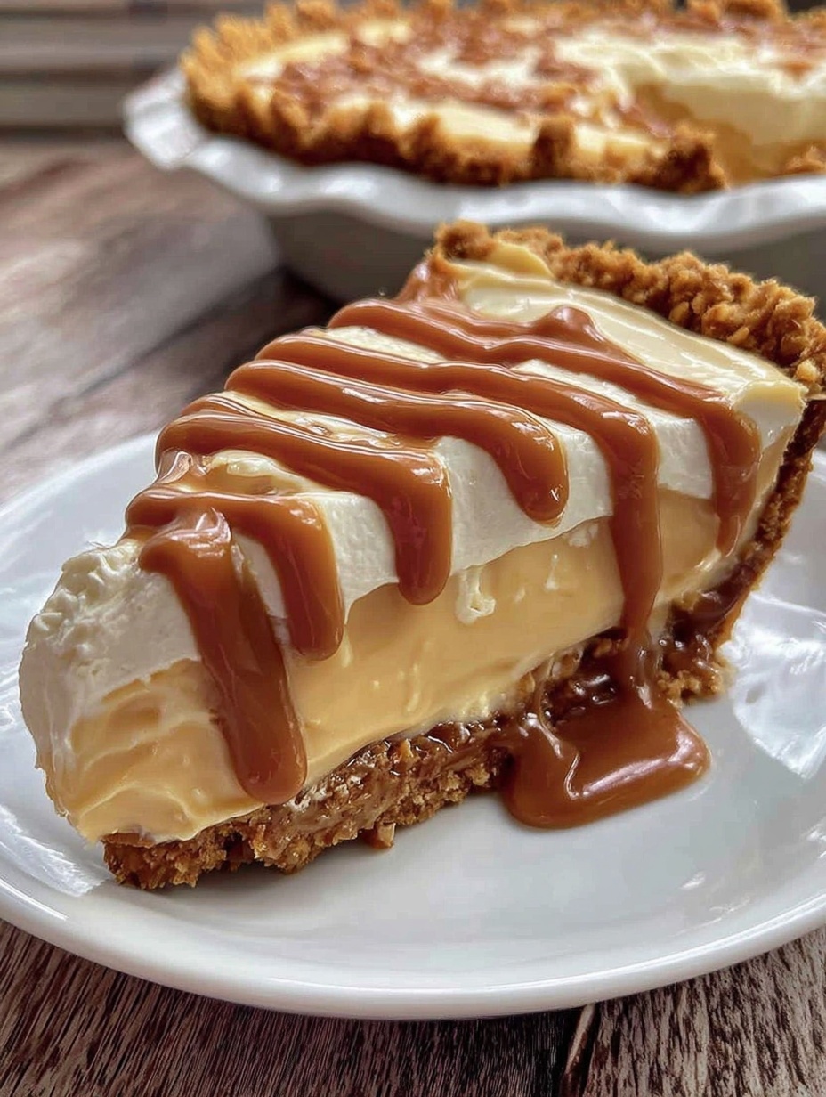 Creamy Caramel Custard Pie