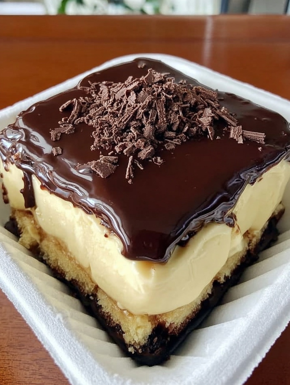 No bake Chocolate Eclair Cake