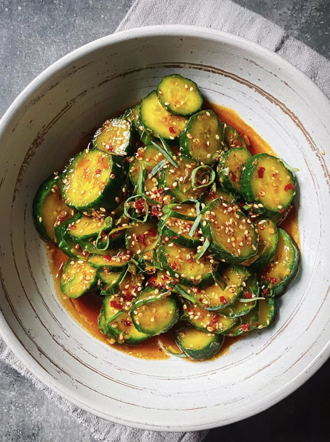 Easy Asian Cucumber Salad