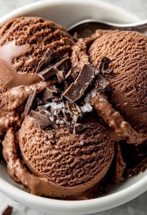 No-Churn Chocolate Ice Cream