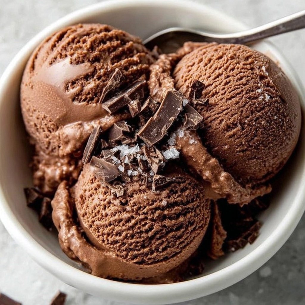 No-Churn Chocolate Ice Cream