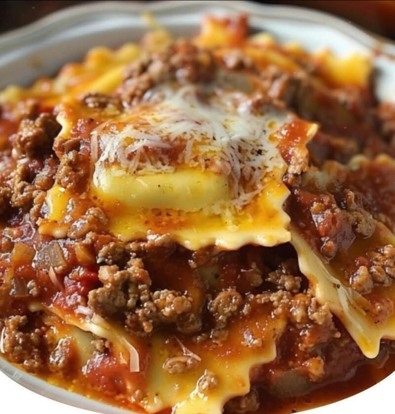 Crockpot  Ravioli  Lasagna