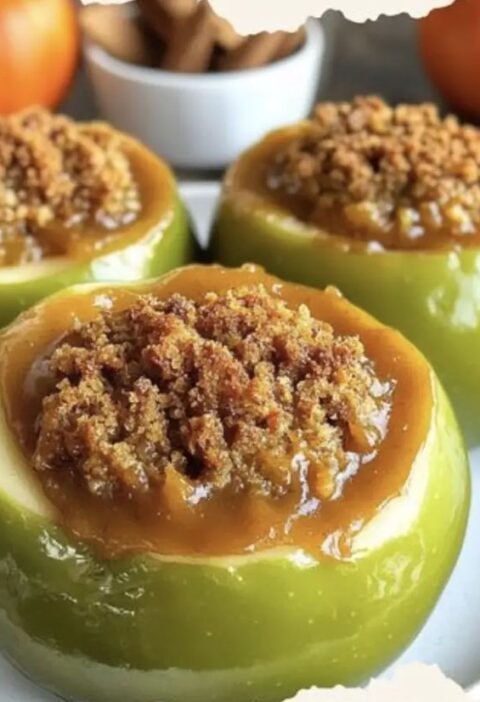 Pumpkin Pie Stuffed Baked Apples