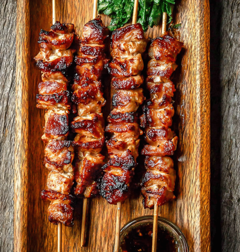 Grilled Thai Coconut Chicken Skewers
