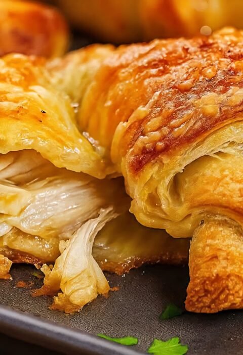 Cheesy Chicken Crescent Rolls