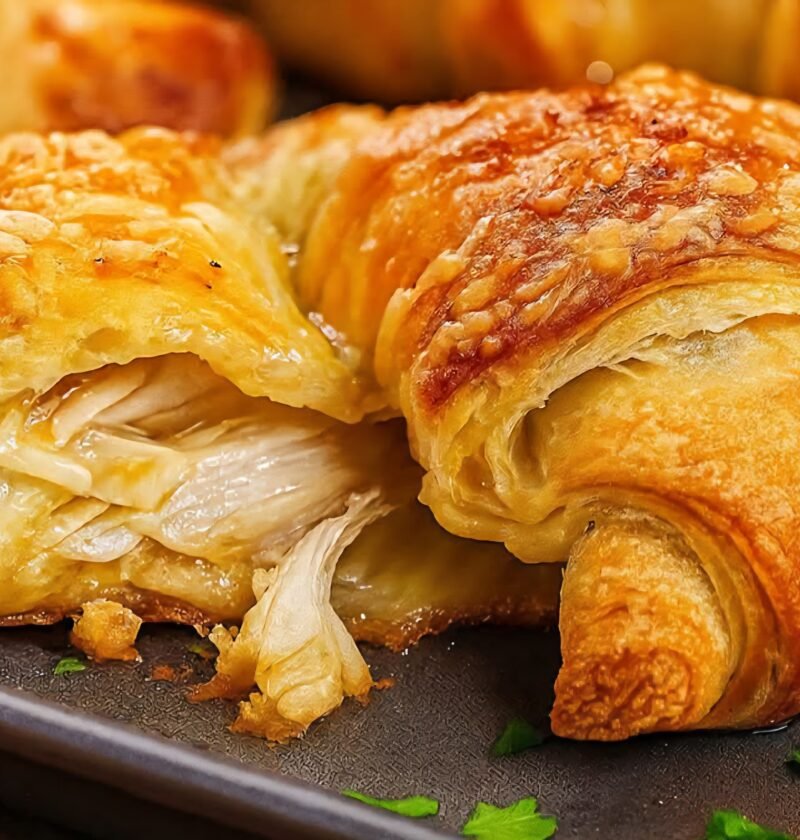 Cheesy Chicken Crescent Rolls