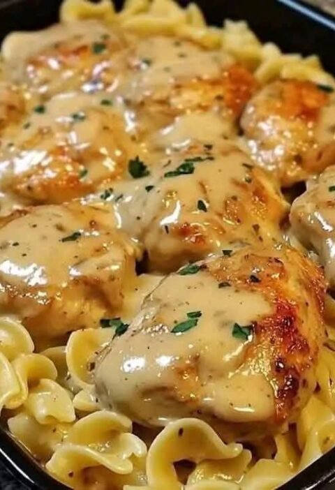 One-Pan Chicken with Buttered Noodles