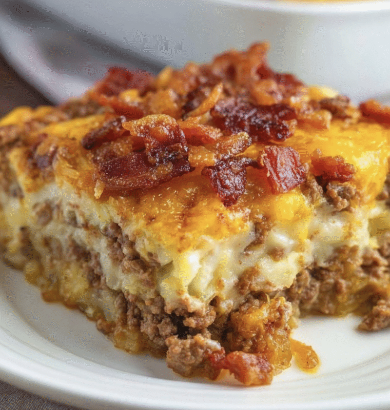Texan-Inspired Beefy Meatloaf and Cheesy Potato Casserole