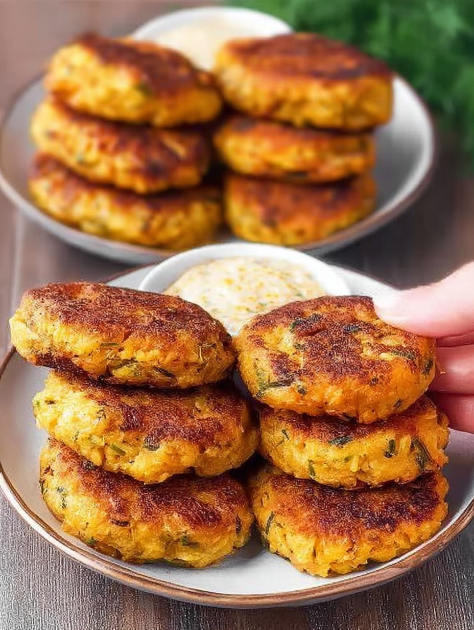 crispy potato and vegetable patties