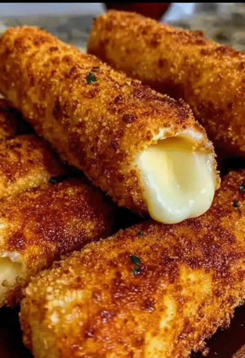crispy fried cheese rolls
