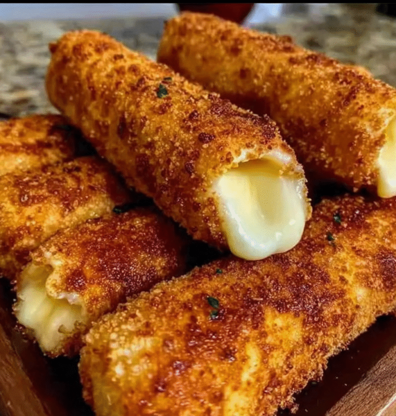 crispy fried cheese rolls