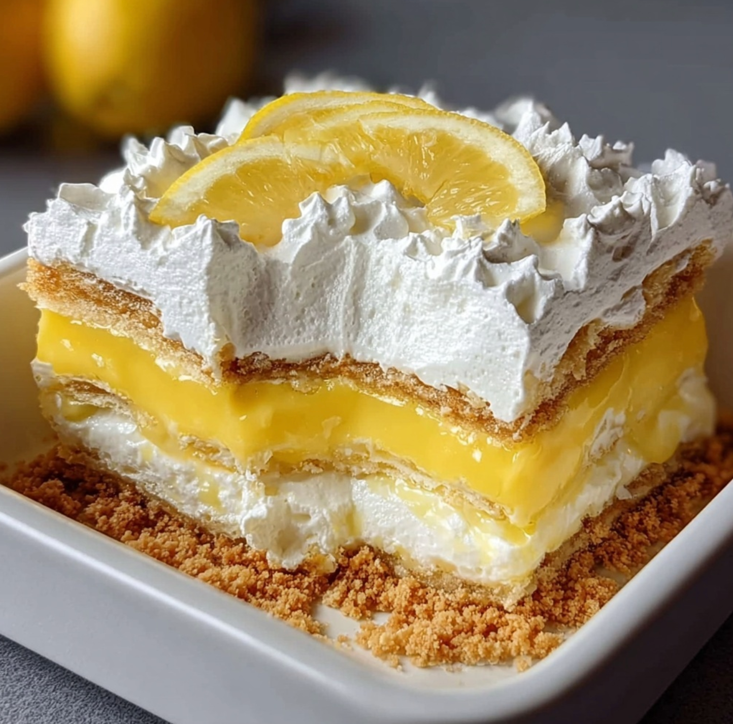 Lemon Cream Cheese Dump Cake