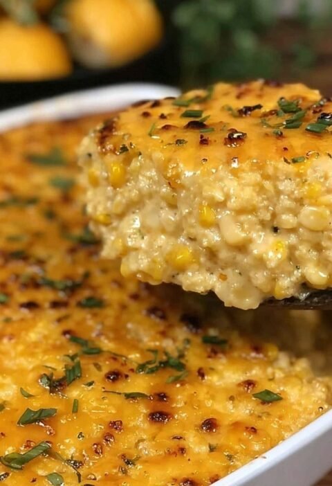 Cheesy Creamed Corn Casserole