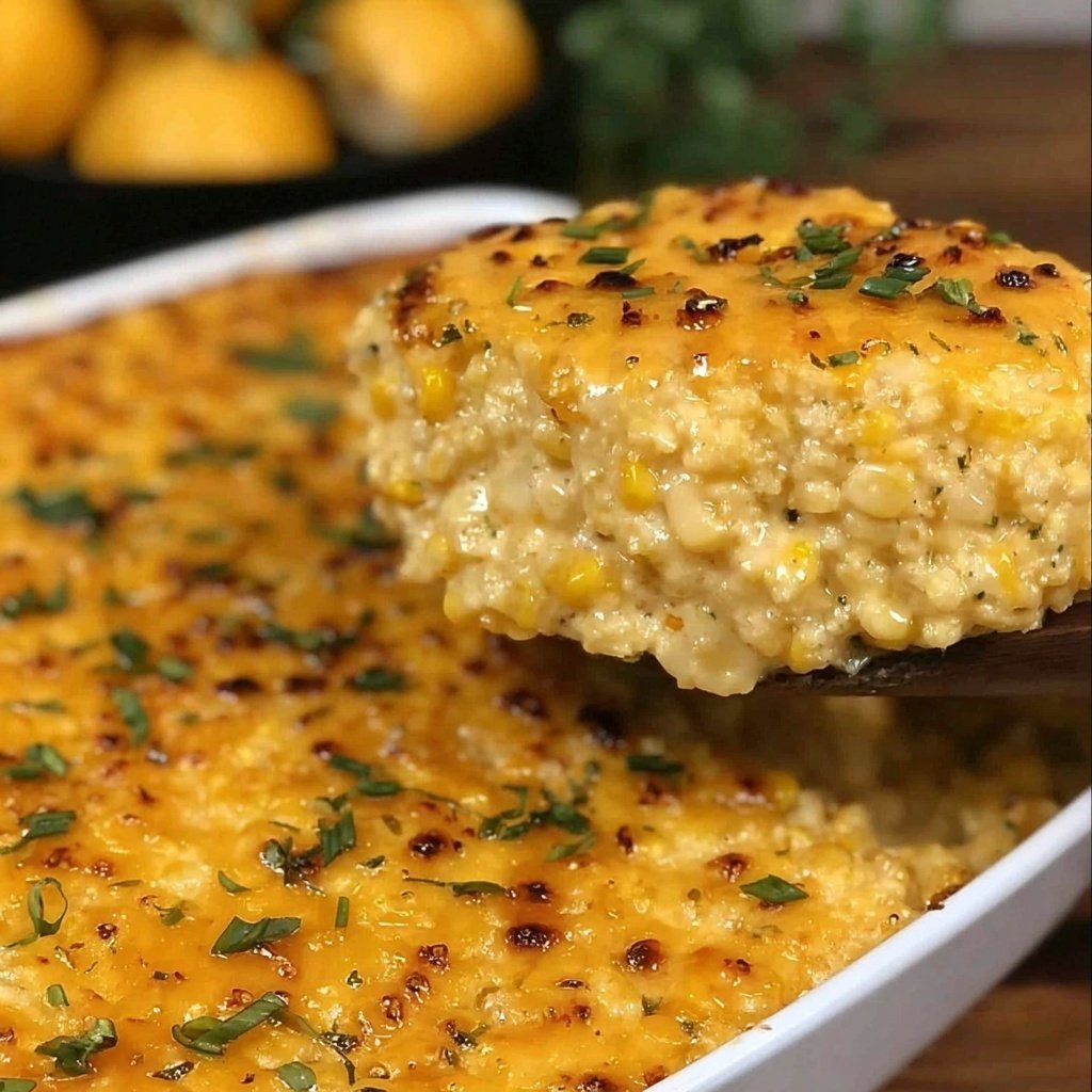 Cheesy Creamed Corn Casserole
