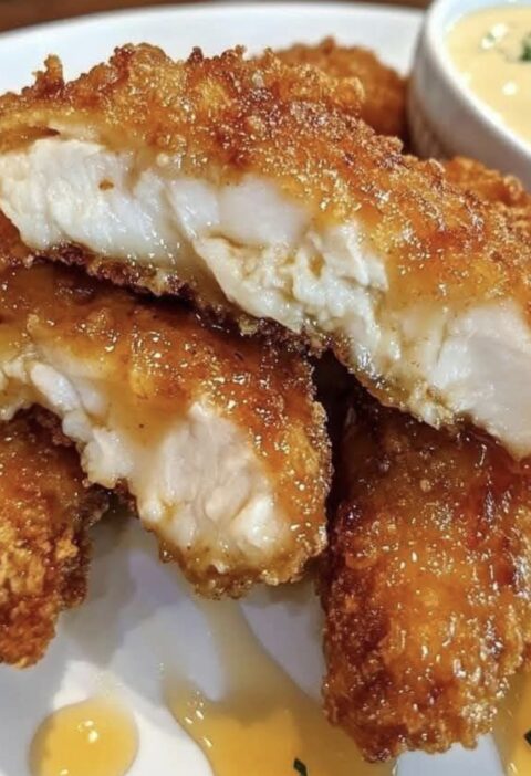 Air Fryer Honey Butter Garlic Chicken Tenders