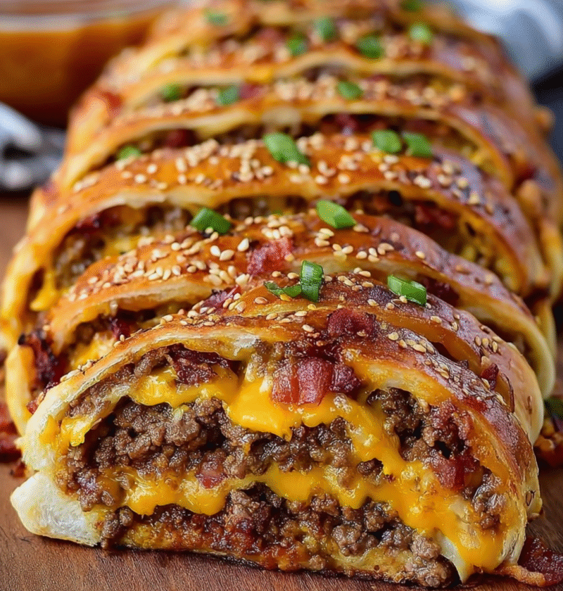Golden Delight Stuffed Bread: A Flavorful Feast of Savory Goodness!