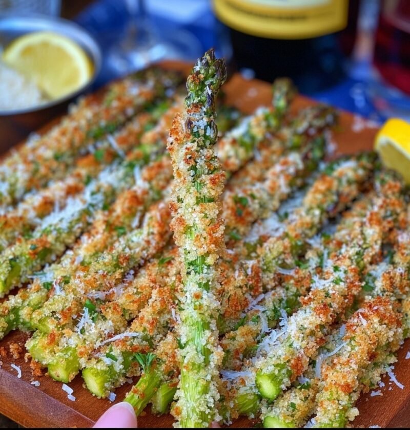 CRISPY PARMESAN ASPARAGUS STICKS