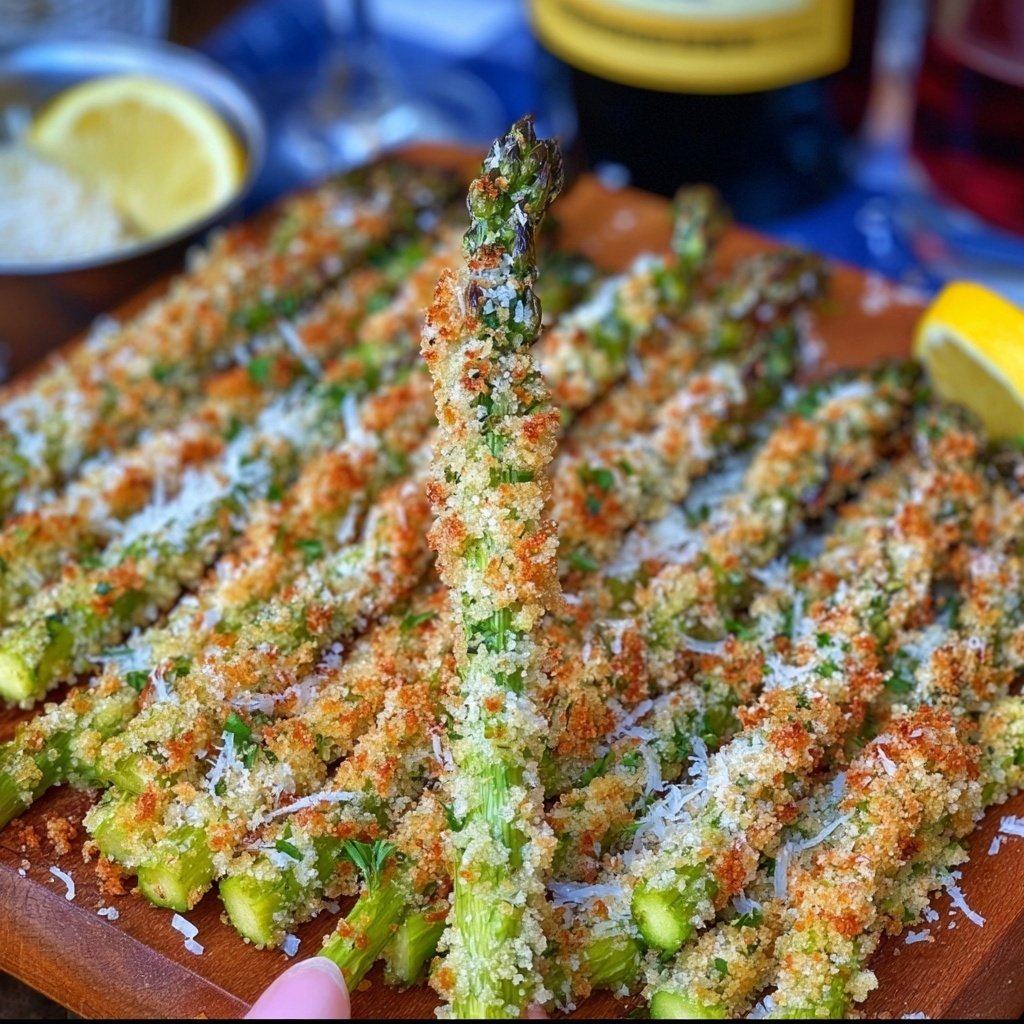 CRISPY PARMESAN ASPARAGUS STICKS