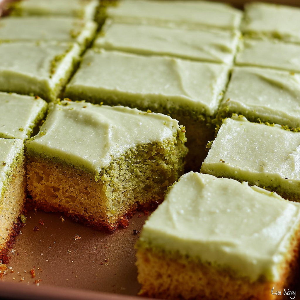 Pistachio Pineapple Cake