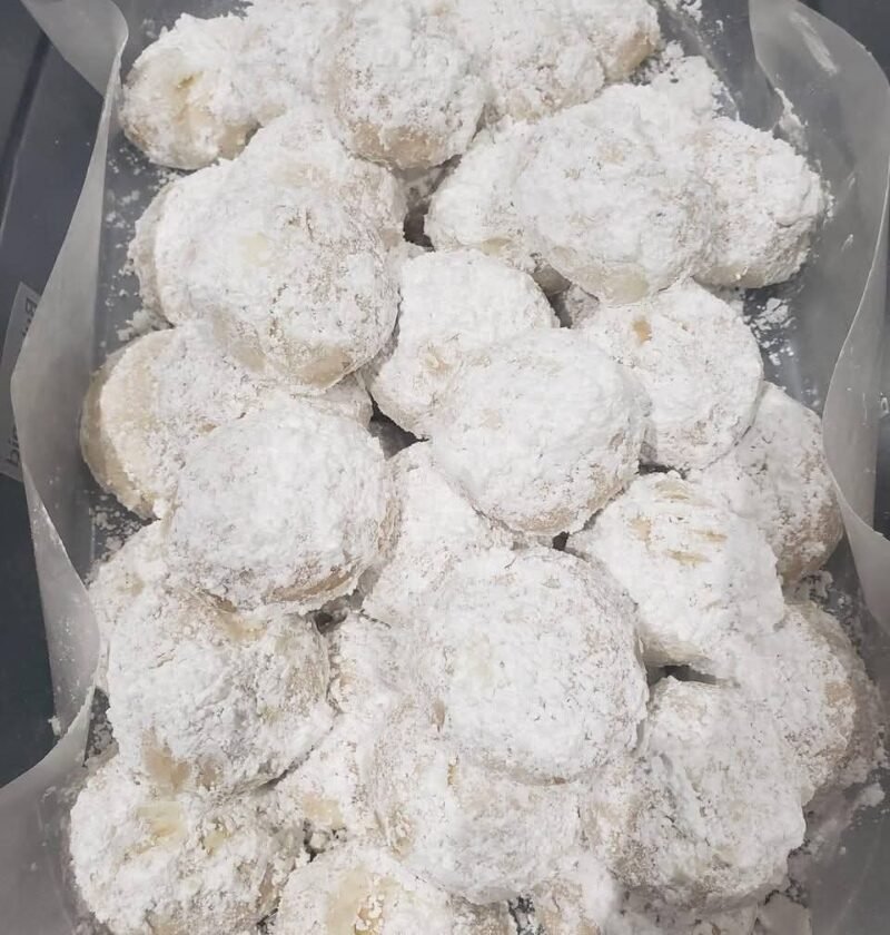 Mexican Wedding Cookies (Polvorones / Snowball  Cookies