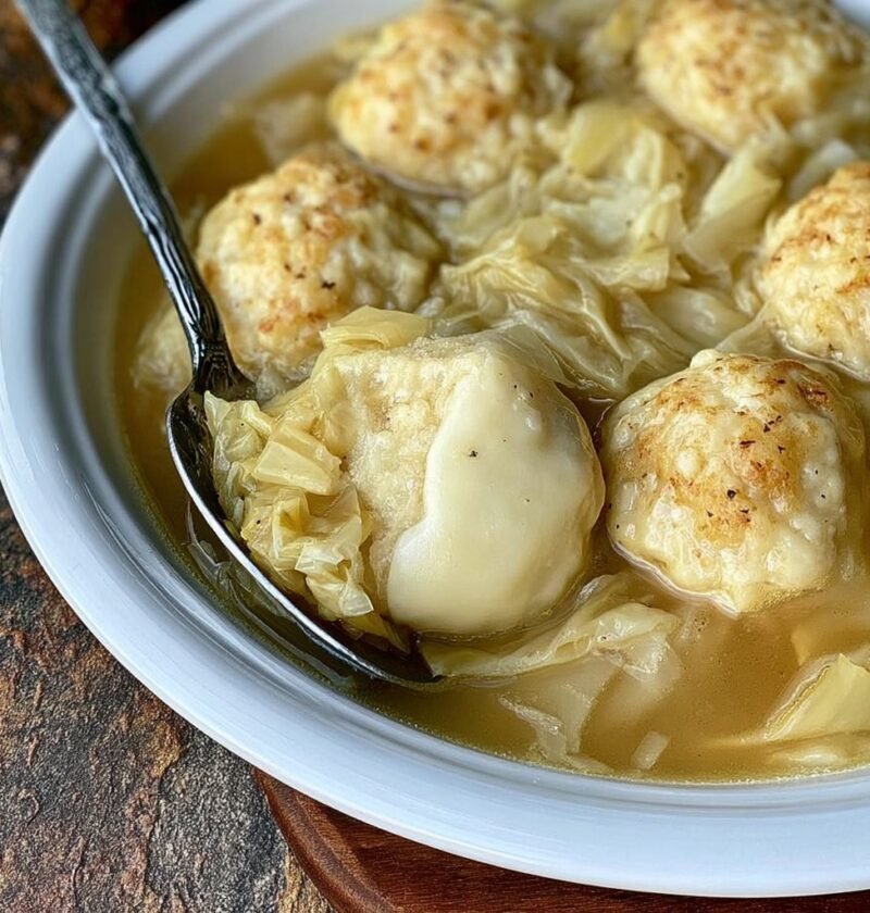 Low Carb German Cabbage and Dumplings