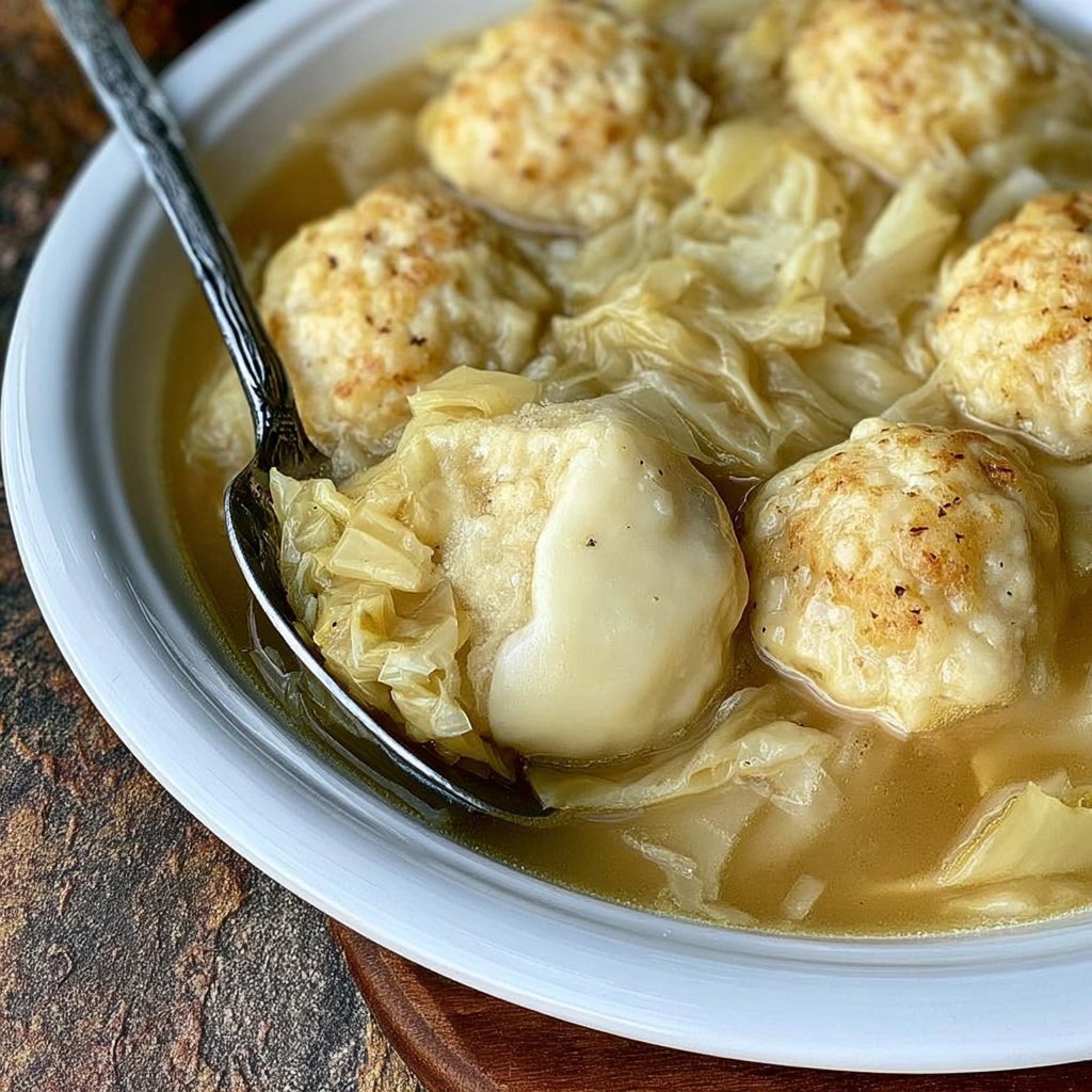 Low Carb German Cabbage and Dumplings