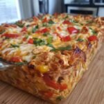 Strawberry crunch tres leches cake