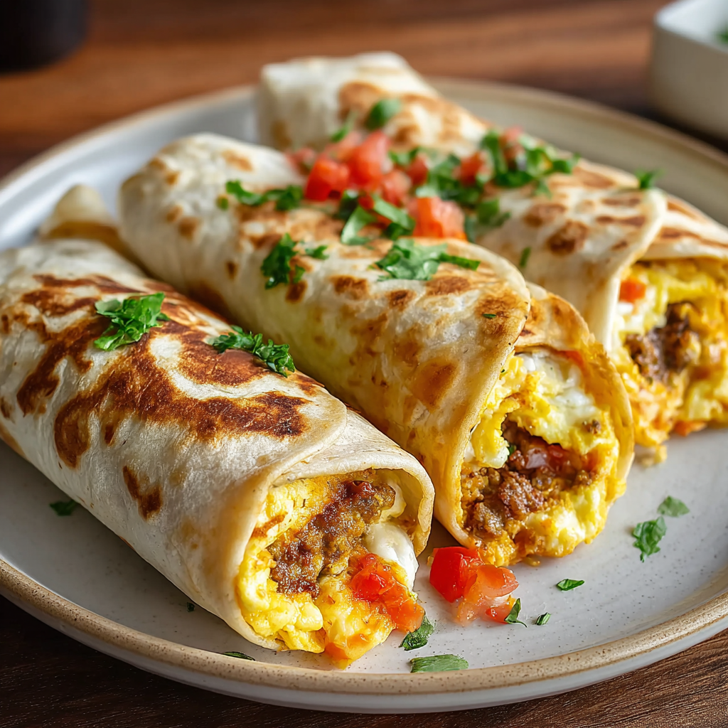 Egg Wrap Breakfast Burritos: An Amazing Ultimate Recipe for 5 Ingredients