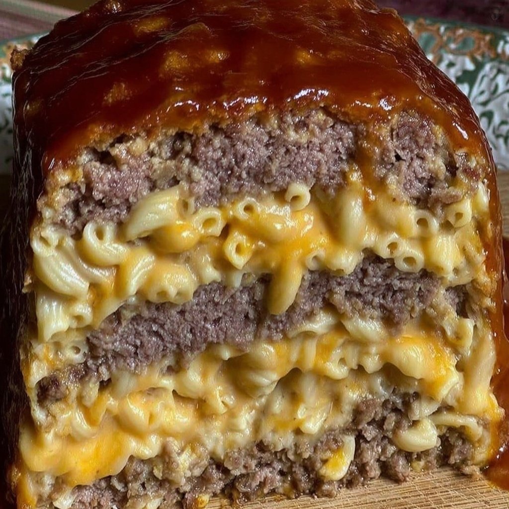 The Ultimate Mac 'N' Cheese-Stuffed Meatloaf