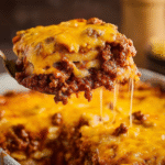 One-Pot Macaroni Cheeseburger Soup
