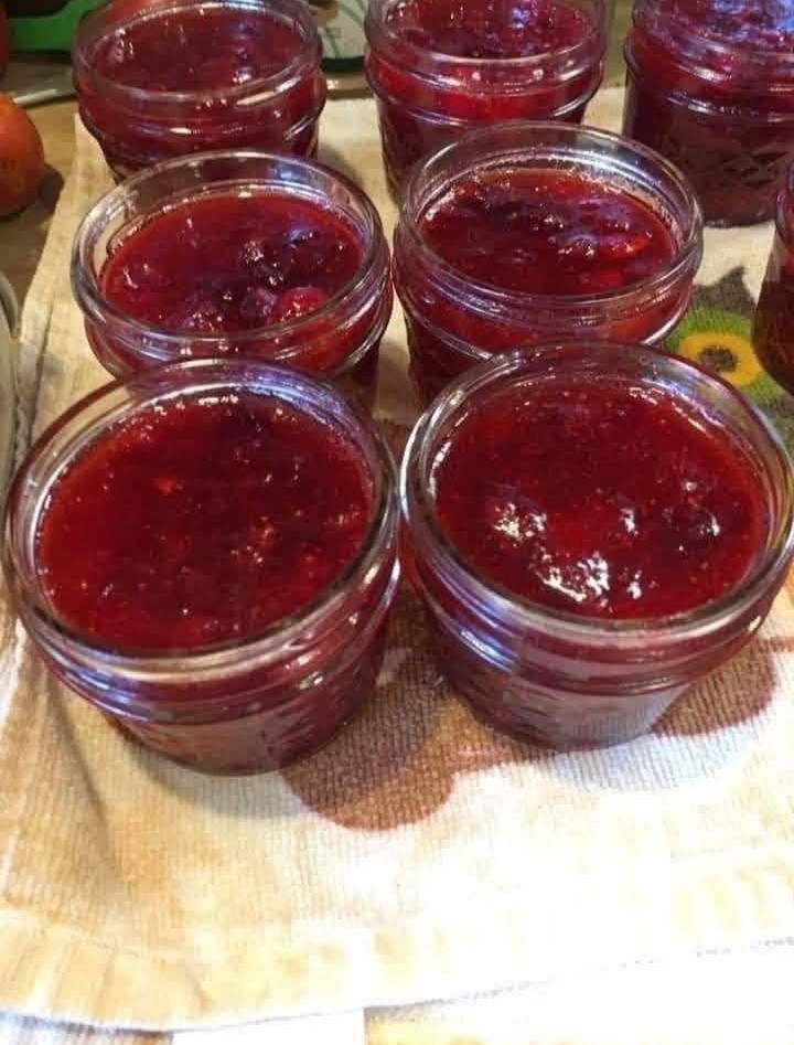 Christmas red jam