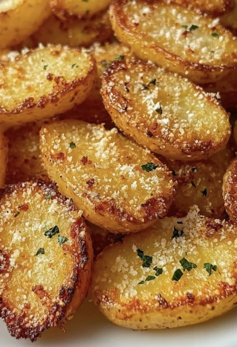 Best Crispy Parmesan Roasted Potatoes Recipe Easy Parmesan Roasted Potatoes Crispy Parmesan Potatoes Cooking Time How To M...