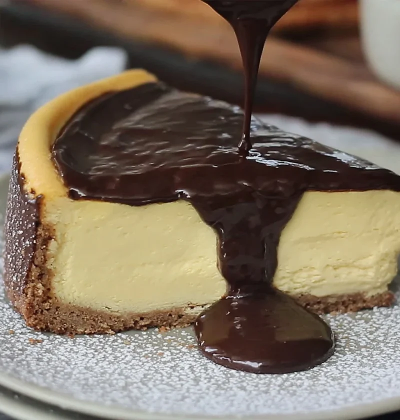 Boston Cream Pie Cheesecake