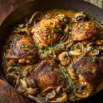 Bratwurst with Sauerkraut, Apples, and Onions – A German-Inspired Comfort Dish