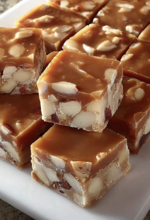 Easy Caramel Nut Fudge Bars Recipe Homemade Caramel Nut Fudge Bars Gluten-free Caramel Nut Fudge Bars Best Caramel Nut Fud...