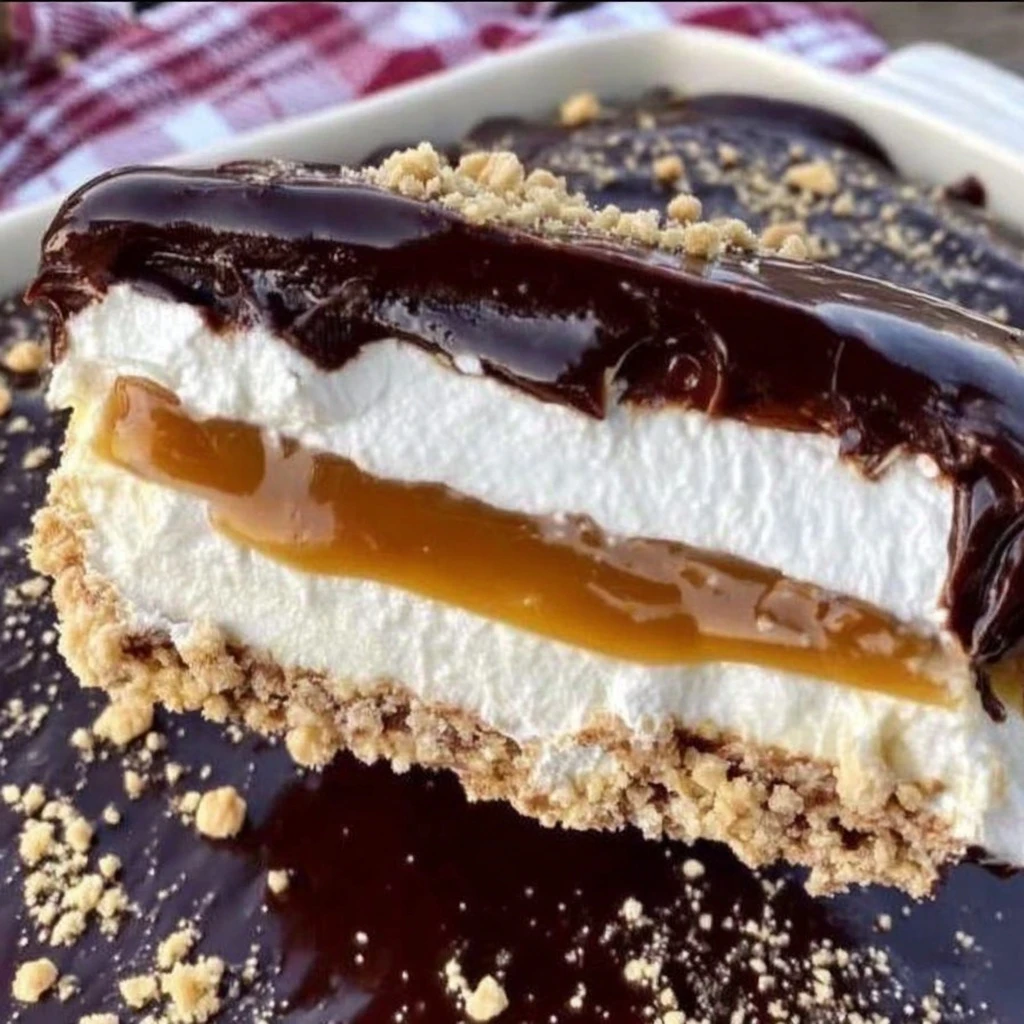 Homemade No-Bake Twix Cheesecake
