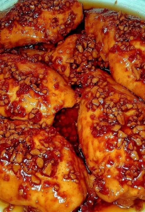 Honey Garlic Glazed Chicken