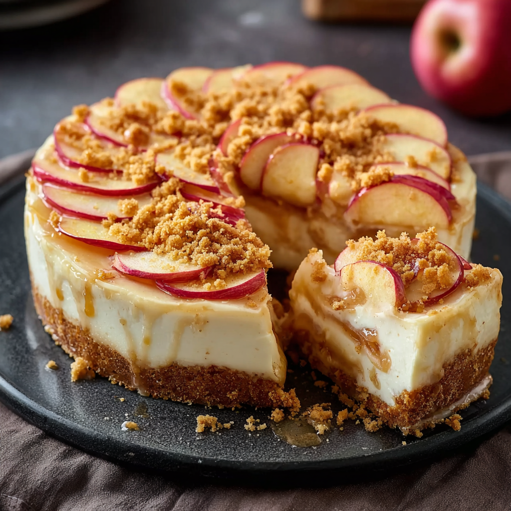 Apple Crumble Cheesecake: Irresistible & Easy Recipe