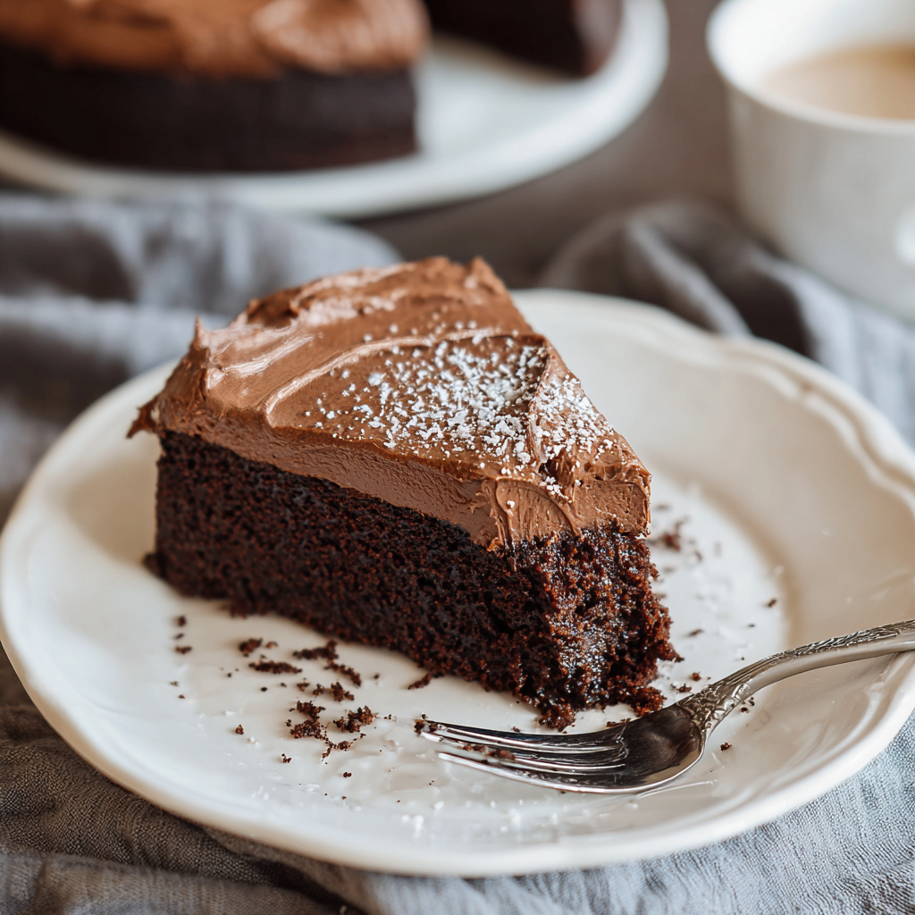 Chia Seed Chocolate Cake (No Flour)