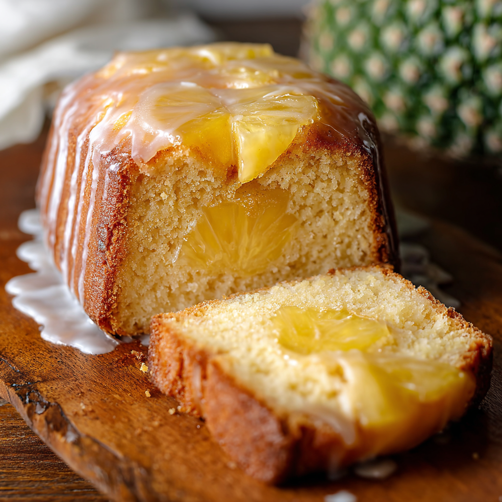 Pineapple Pound Cake