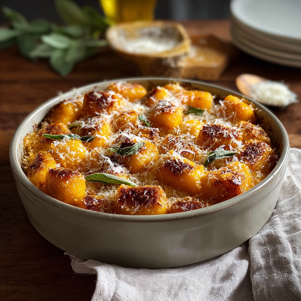 Air Fryer Pumpkin Gnocchi Cake: Sweet & Savory Delight