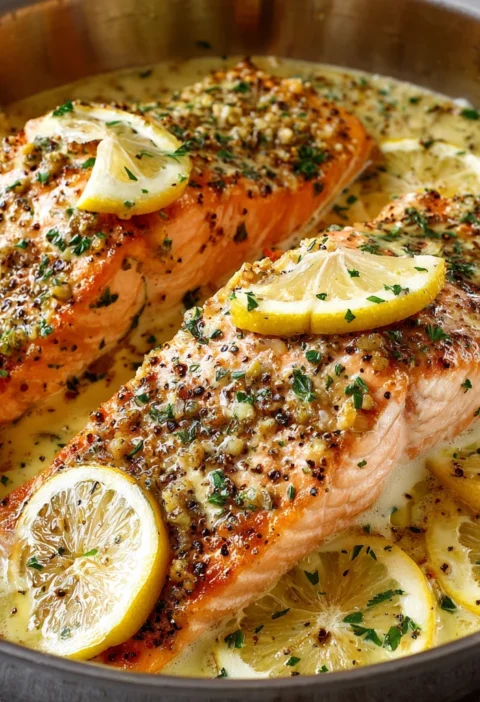Luscious Lemongarlic Salmon Delight Flavorpacked Dinner Recipe