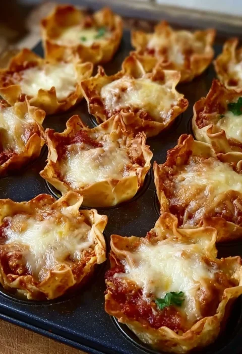 Mini Lasagna Cups