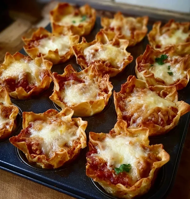 Mini Lasagna Cups