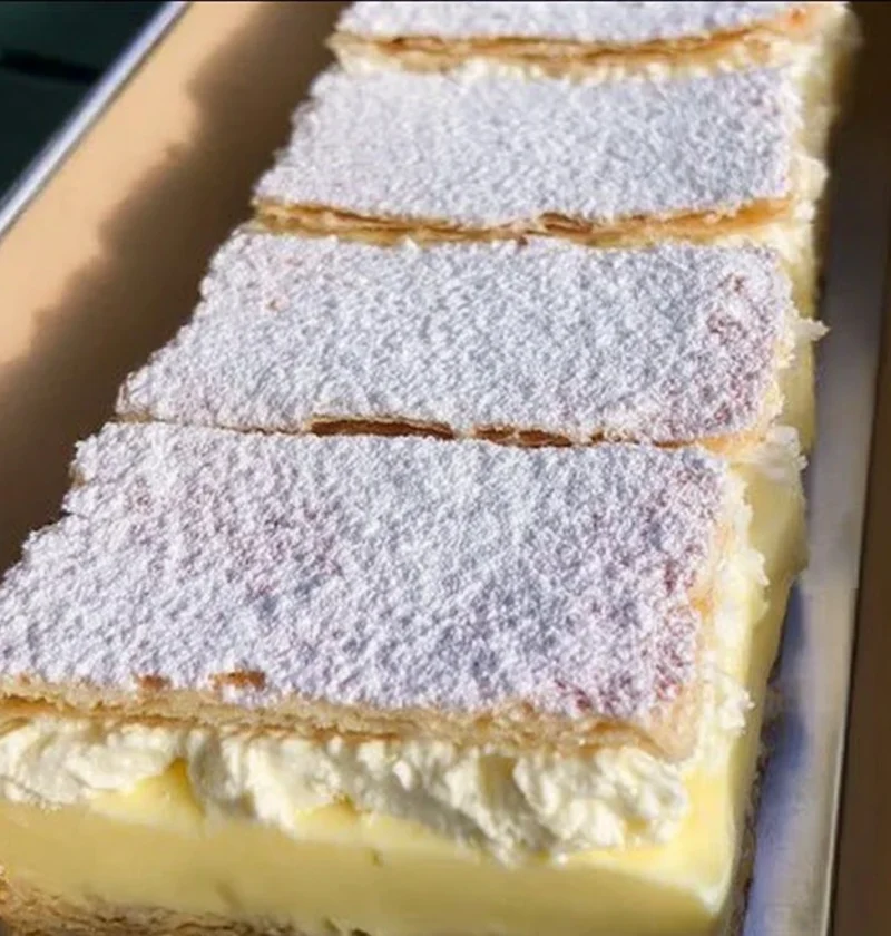 Vanilla Custard Slice Napoleon