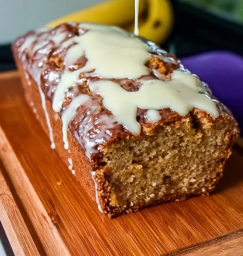 Classic Glazed Banana Bread