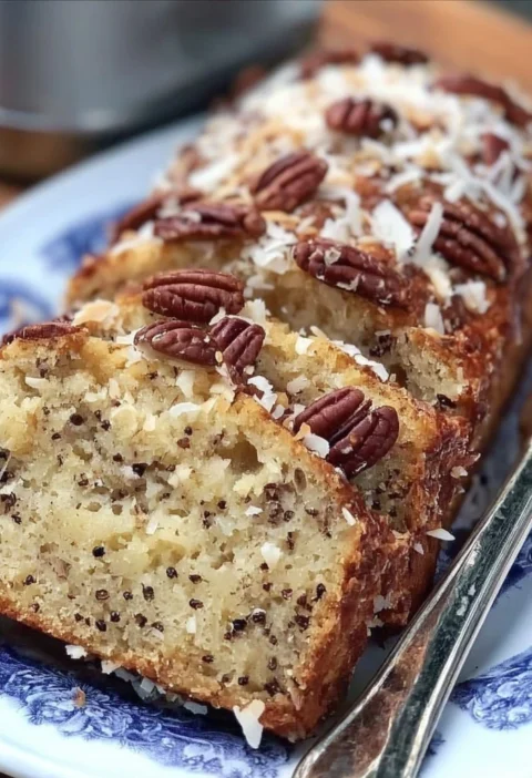 Moist Pecan Coconut Loaf Cake Recipe Best Coconut Pecan Loaf Easy Pecan Coconut Loaf Cake Gluten-free Pecan Coconut Loaf V...
